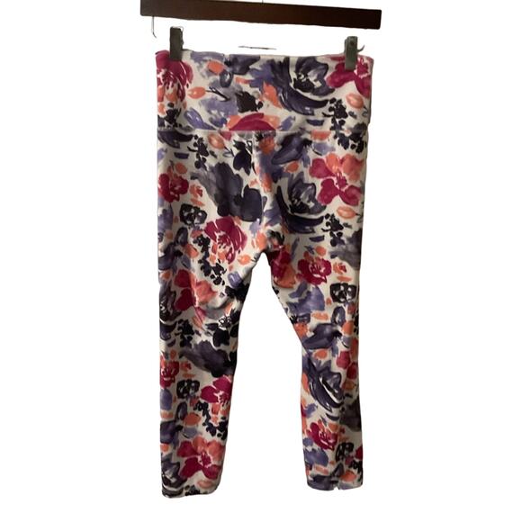 Balance Collection Floral High Waist Moisture Wicking Capri Leggings No Size - Picture 2 of 9